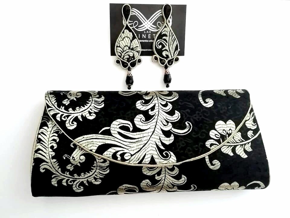 Conjunto bolso y pendientes