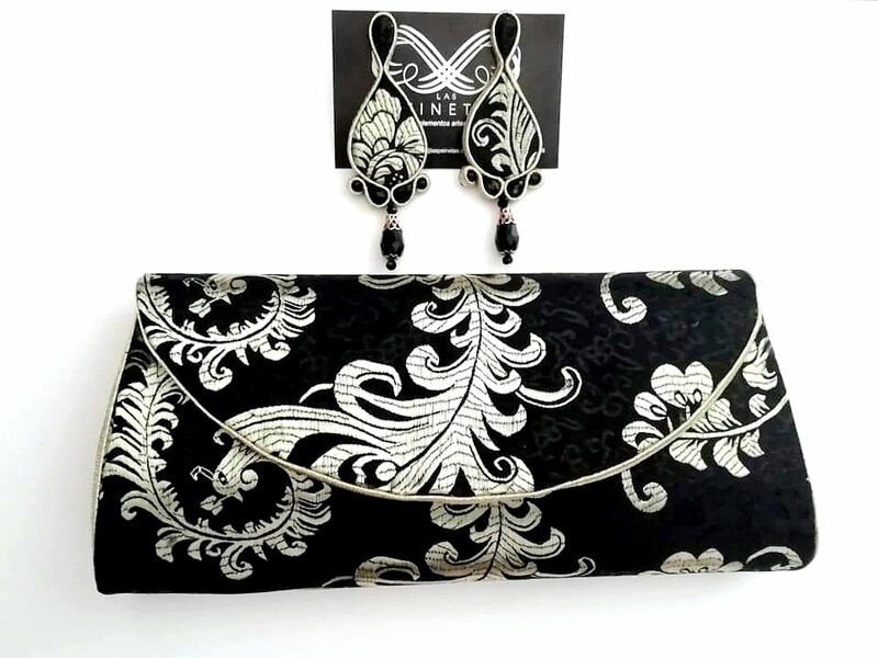 Conjunto bolso y pendientes