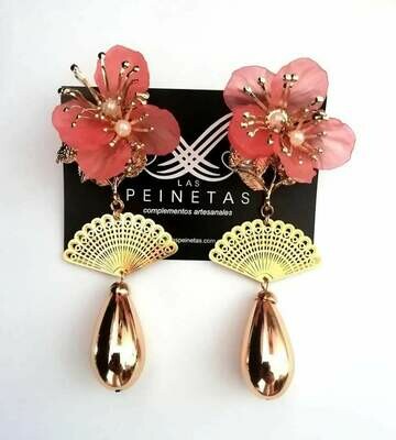 Pendientes flor