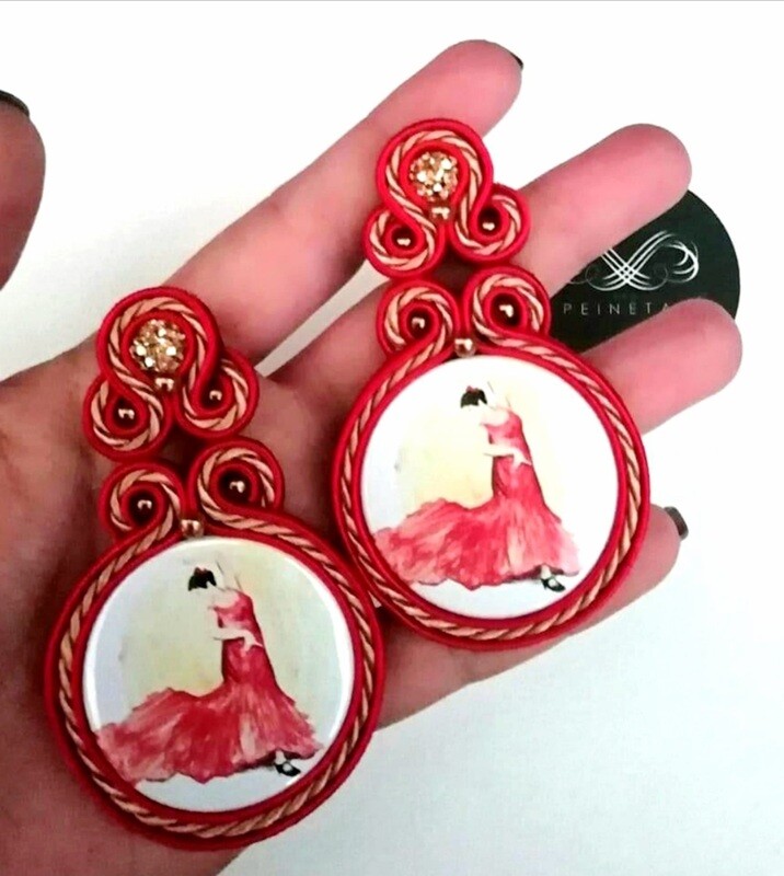 Pendientes bailaora