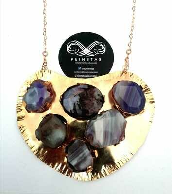 Gargantilla 6 ágatas