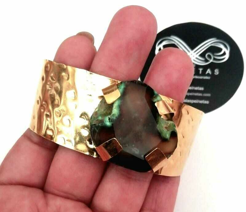 Brazalete ágata verde