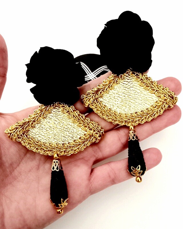 Pendientes abanicos ultraligeros (encargo)