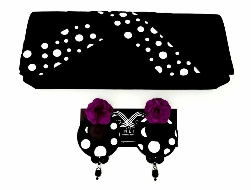 Conjunto lunares y buganvilla