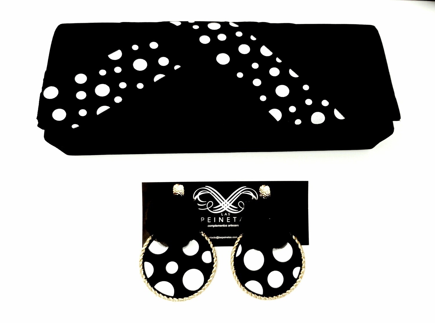 Conjunto lunares elegante