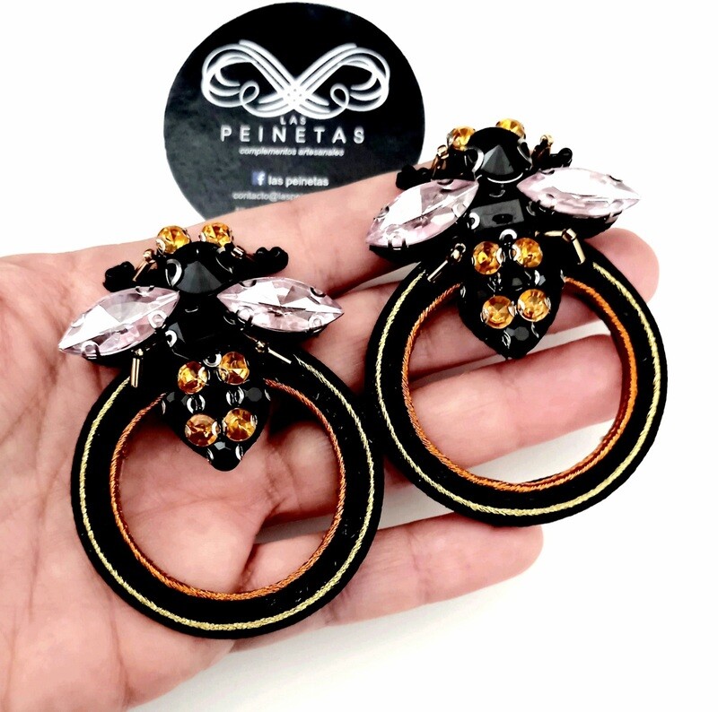 Pendientes Insectos