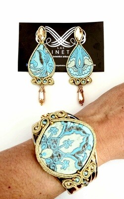 Conjunto Pendientes y Brazalete
