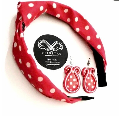 Set diadema y pendientes