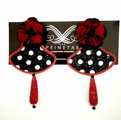Pendientes lunares brillo