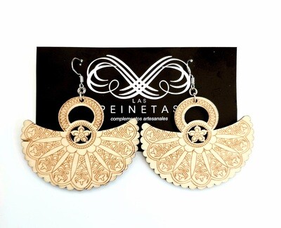 Pendientes madera