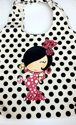 Bolso lona flamenco