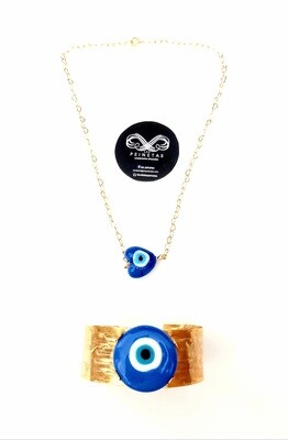 Conjunto baño de oro