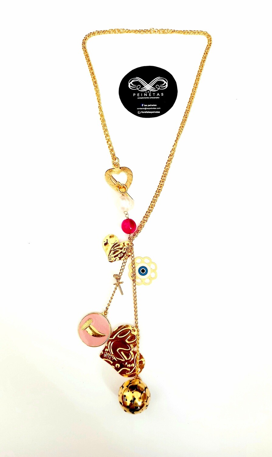 Collar con abalorios de orfebrería