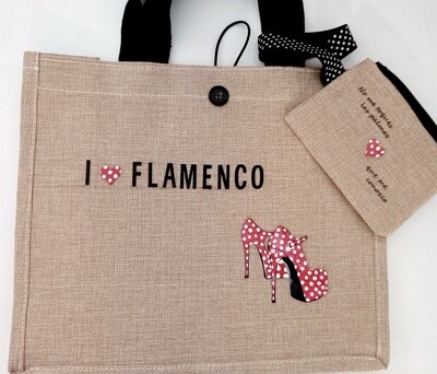 Bolso lino y monedero (bajo pedido) Bolso lino y monedero (bajo pedido)