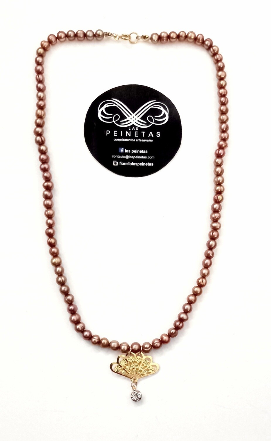 Collar perlas cultivadas