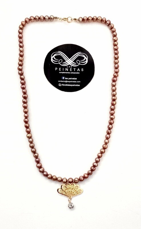 Collar perlas cultivadas