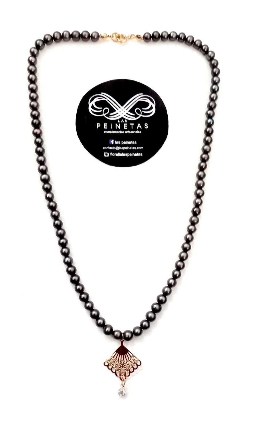 Collar perlas cultivadas