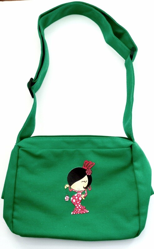 Bolso lona verde