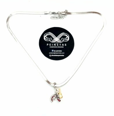 Cordon con colgante flamenco