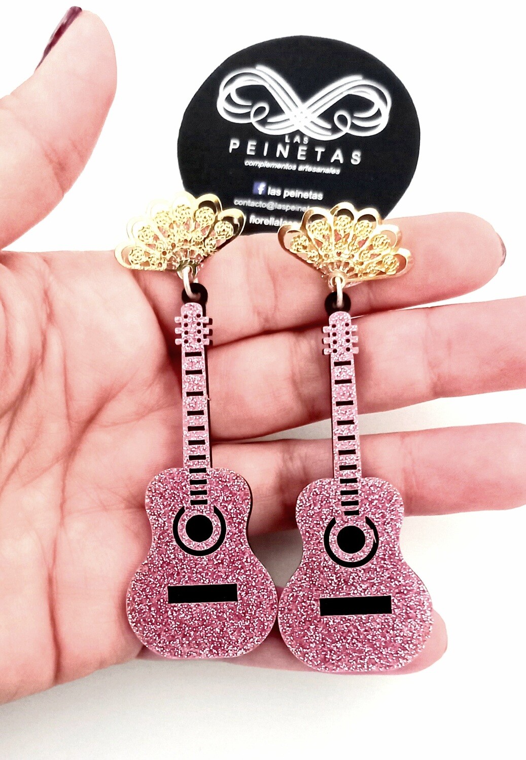 Pendientes guitarra