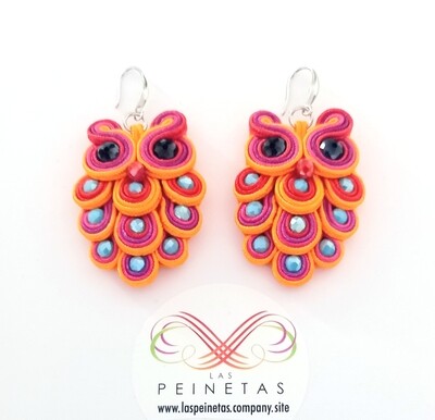 Pendientes artesanales búho