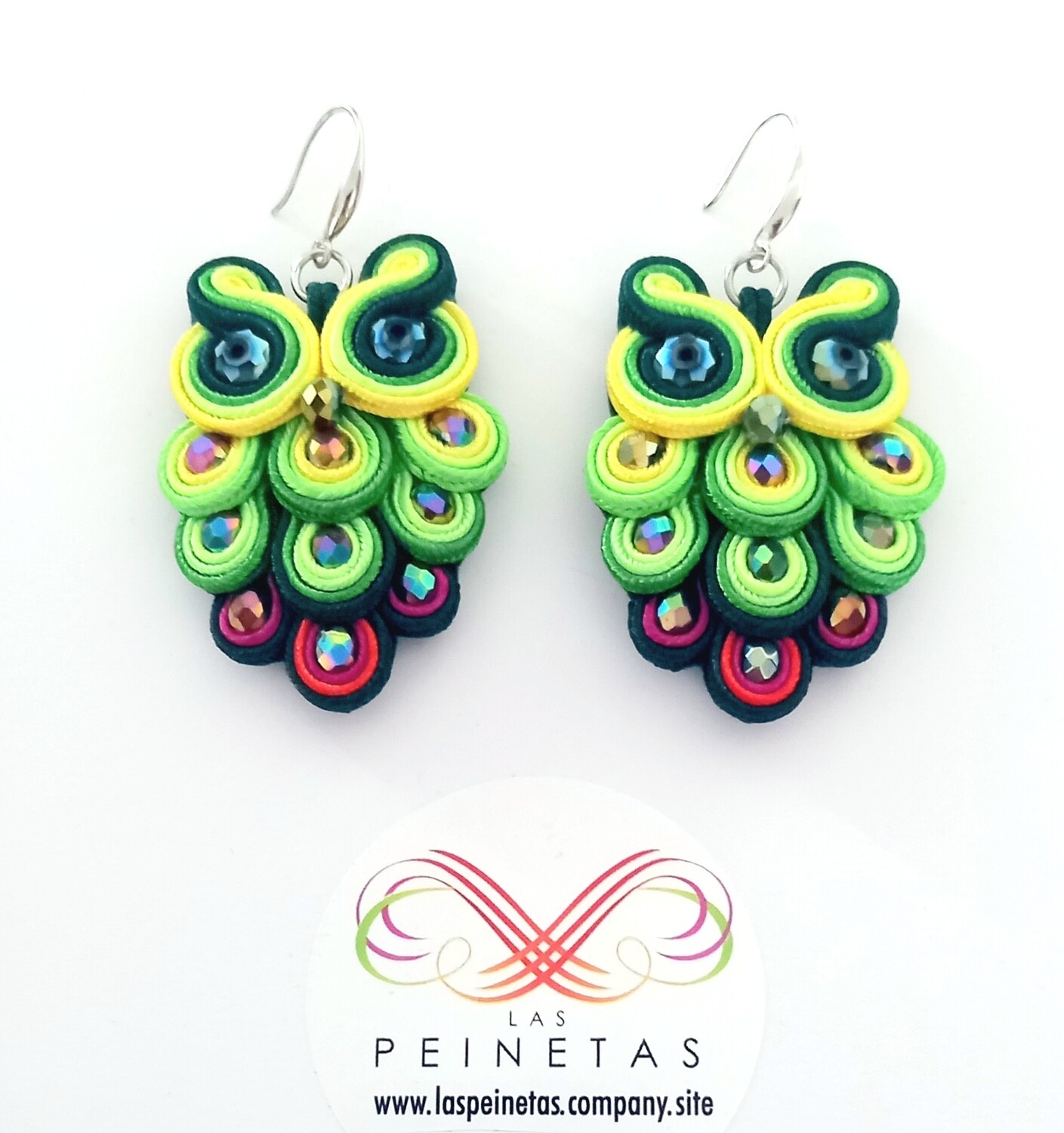Pendientes artesanales búho