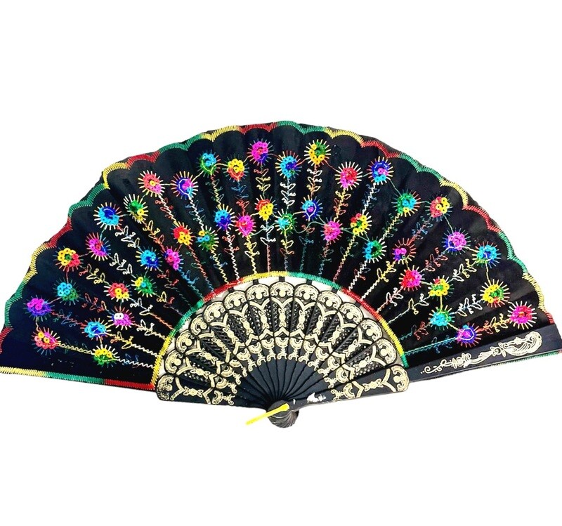 Abanico multicolor