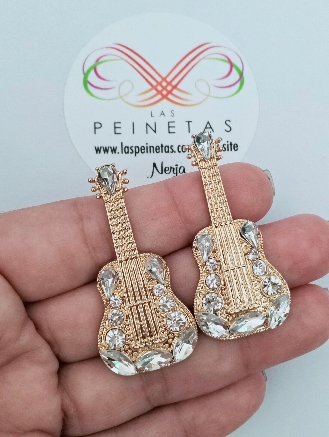 Pendientes guitarra