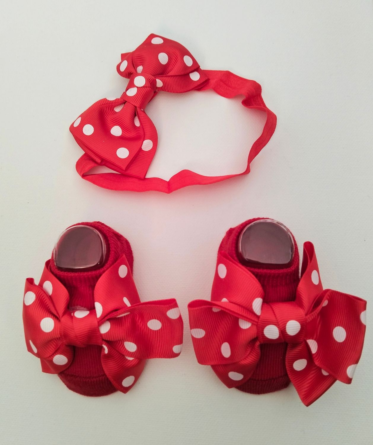 Calcetines y diadema  3 a 12 M