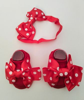 Calcetines y diadema  3 a 12 M