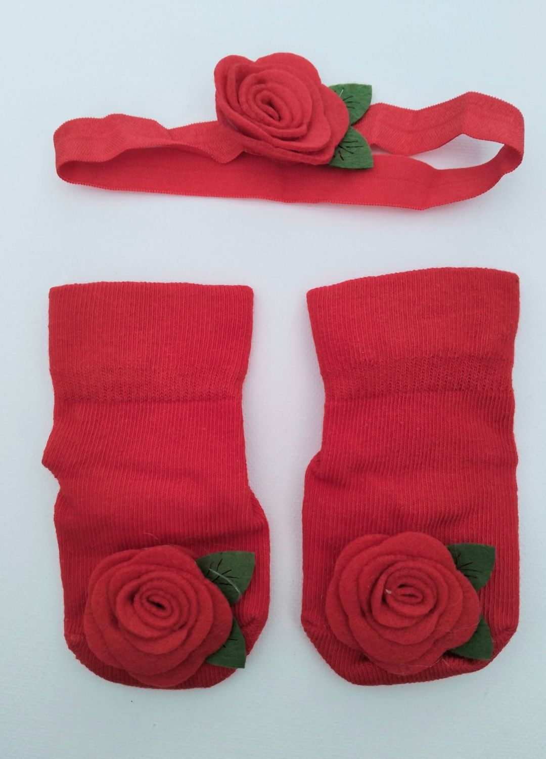 Calcetines con diadema. 3 a 6 M