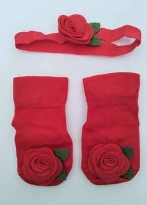 Calcetines con diadema. 3 a 6 M