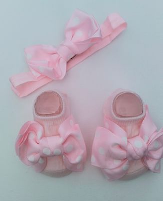 Calcetines con diadema. 3 a 12 M