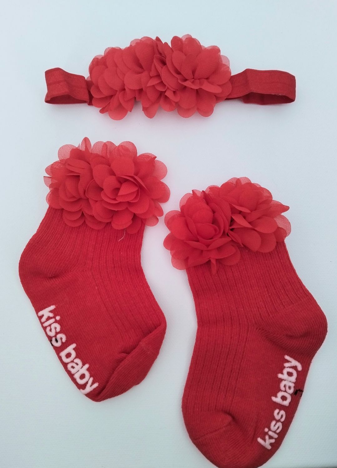 Calcetines y diadema 3 a 12M