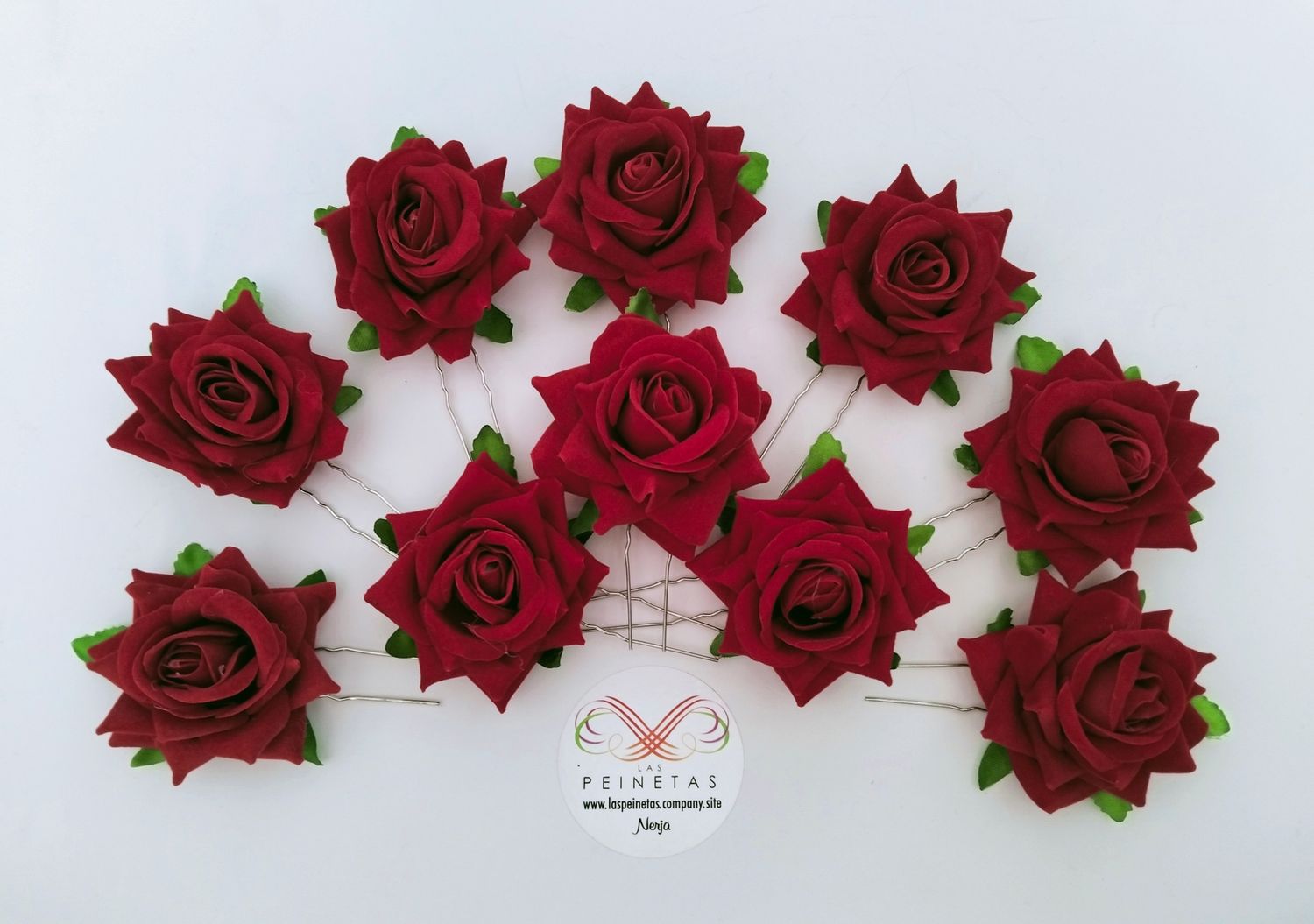 Peinecillos con rosa