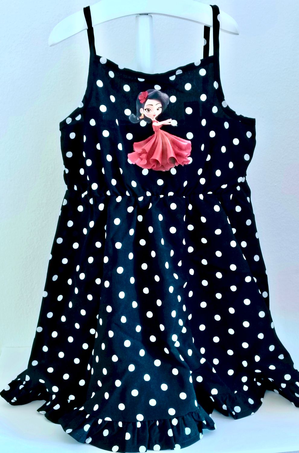 Vestido de lunares 2 a 3 años