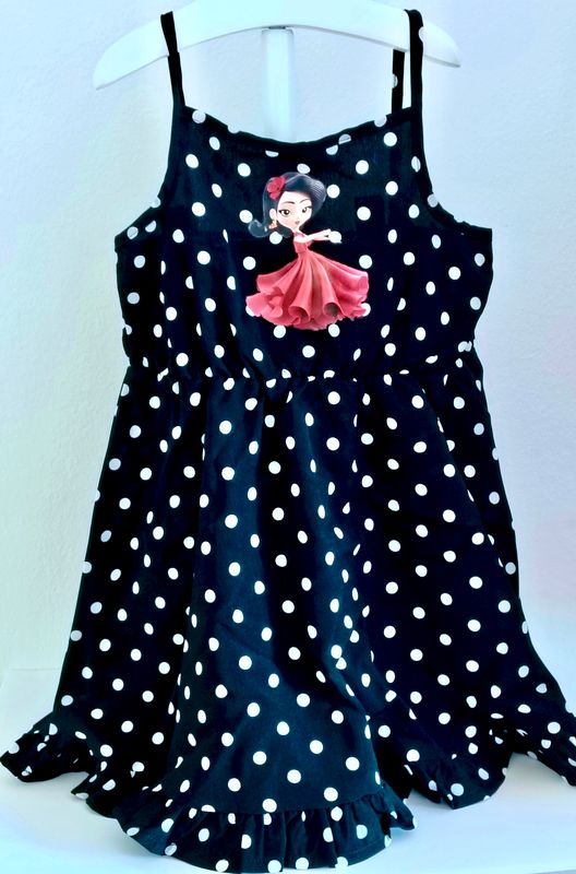 Vestido de lunares 2 a 3 años
