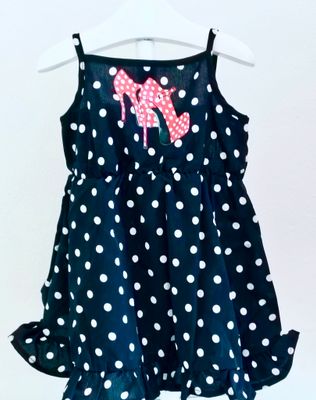 Vestido de lunares 9 a 12 meses