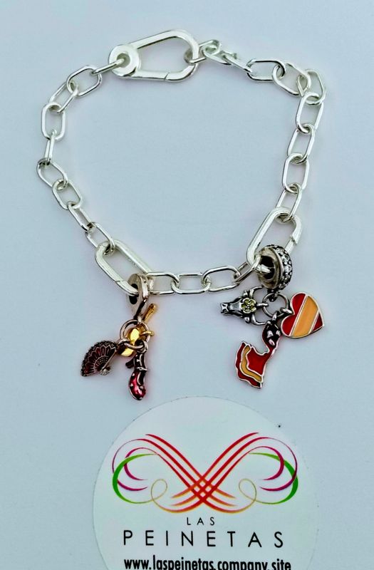 Pulsera doble abalorio