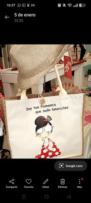 Conjunto bolso de lino y sombrero 