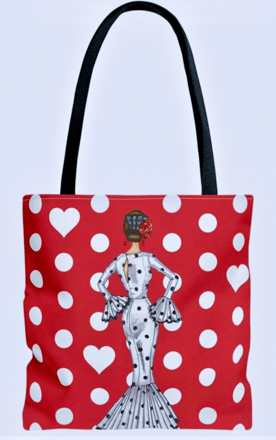 Bolsa poliéster flamenca