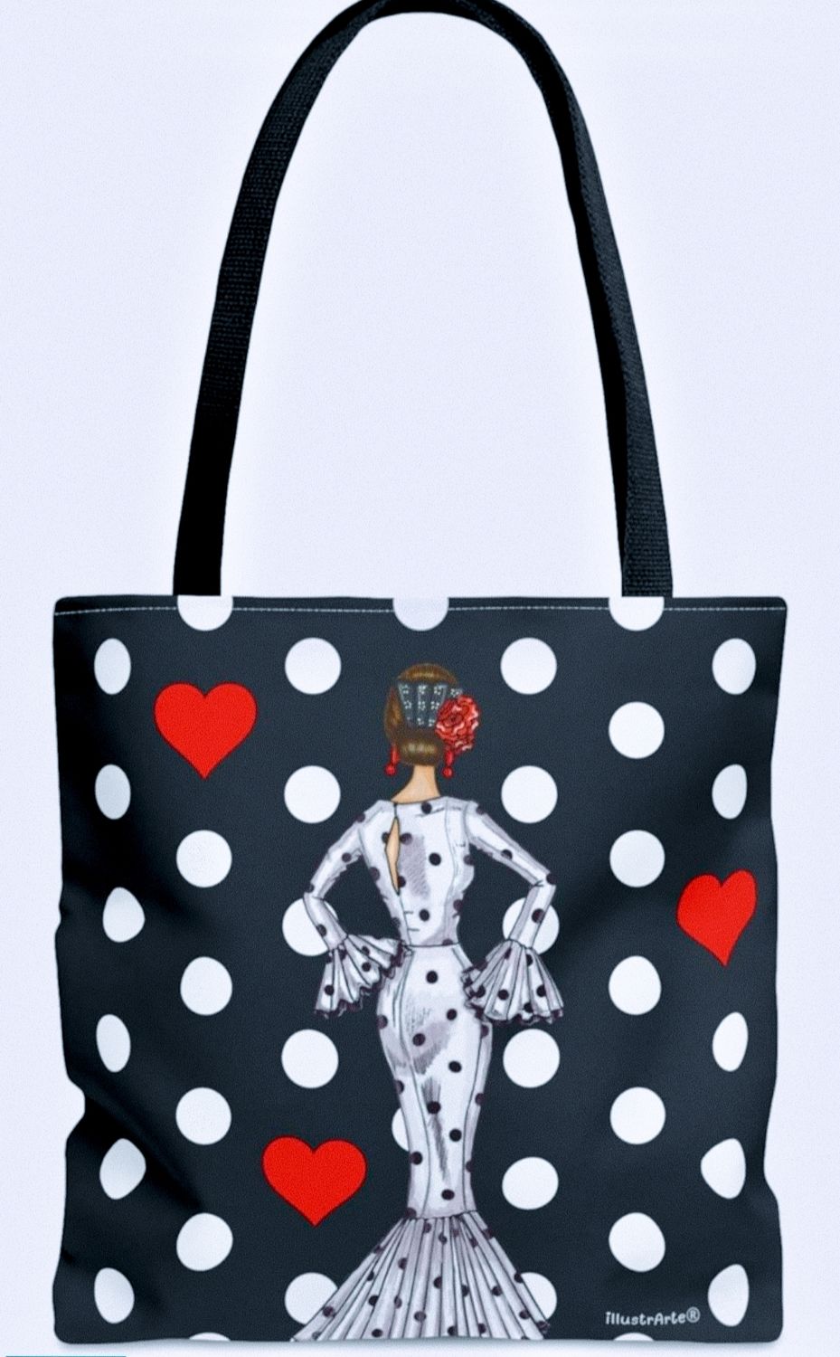 Bolsa poliéster flamenca