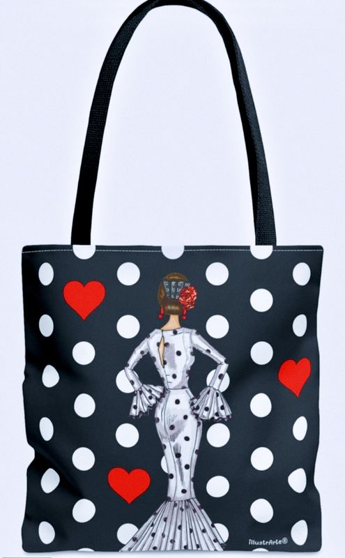 Bolsa poliéster flamenca