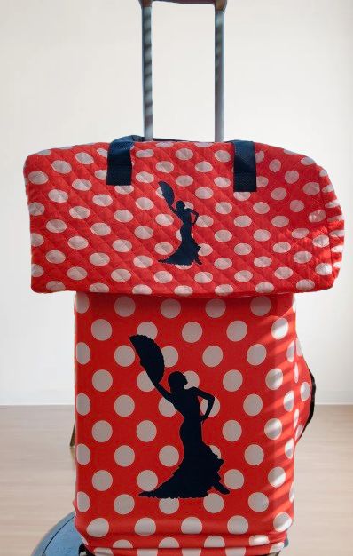 Juego de bolso y funda de maleta