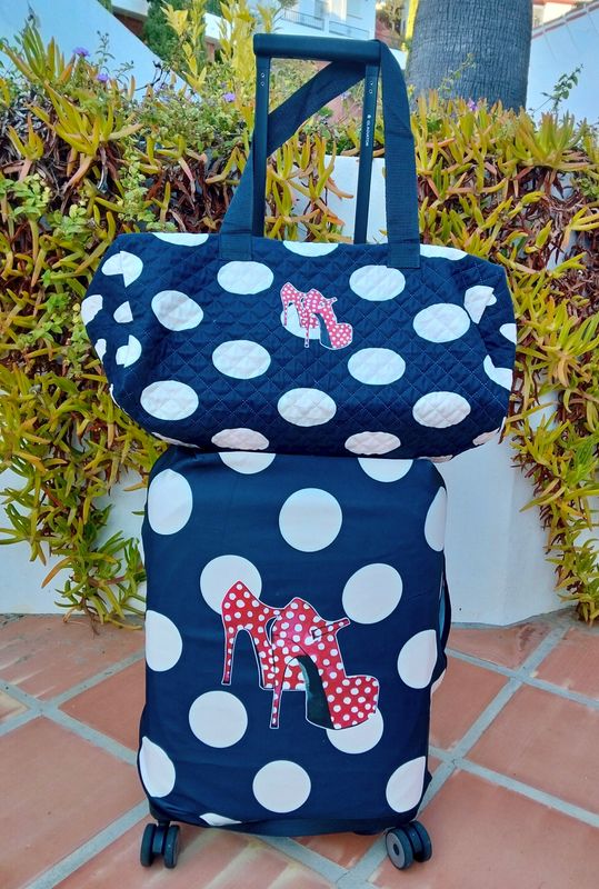 Juego de funda de maleta y bolso Juego de funda de maleta y bolso