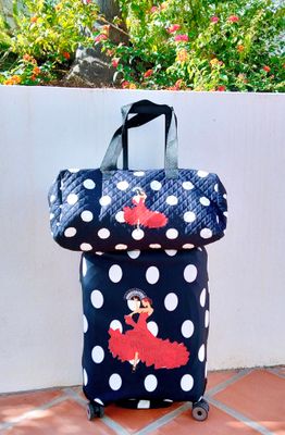 Funda de maleta y bolso a juego