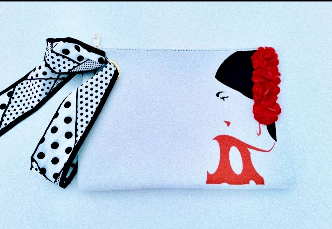 Bolso polipiel de mano