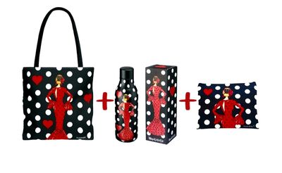 Bolso + botella + Neceser