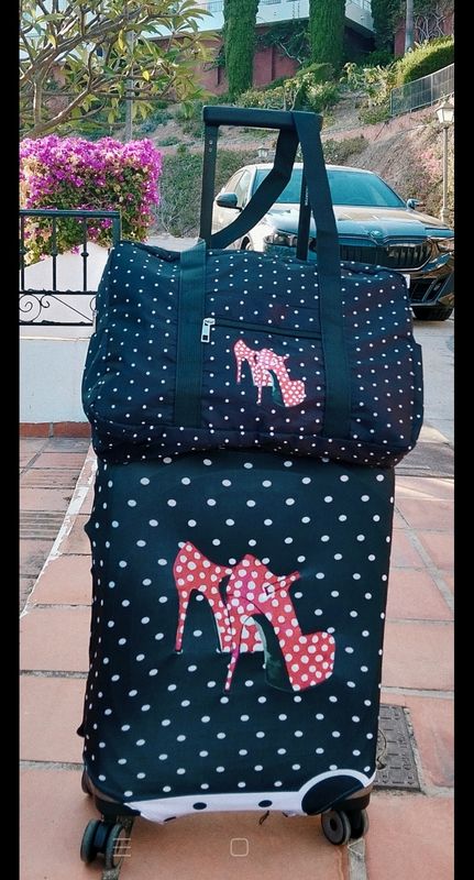 Juego de bolso y funda de maleta 