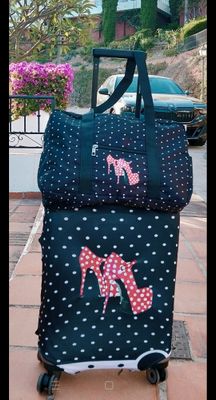 Juego de bolso y funda de maleta 